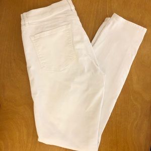 Ann Taylor Loft White Denim Jeans
